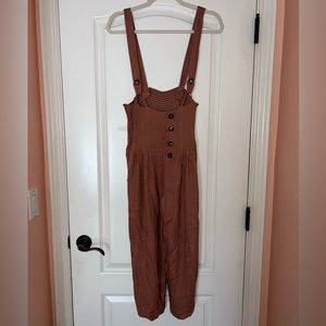 Peach jumpsuit